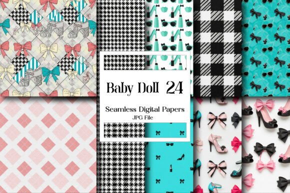 Baby Doll Digital Paper Pack